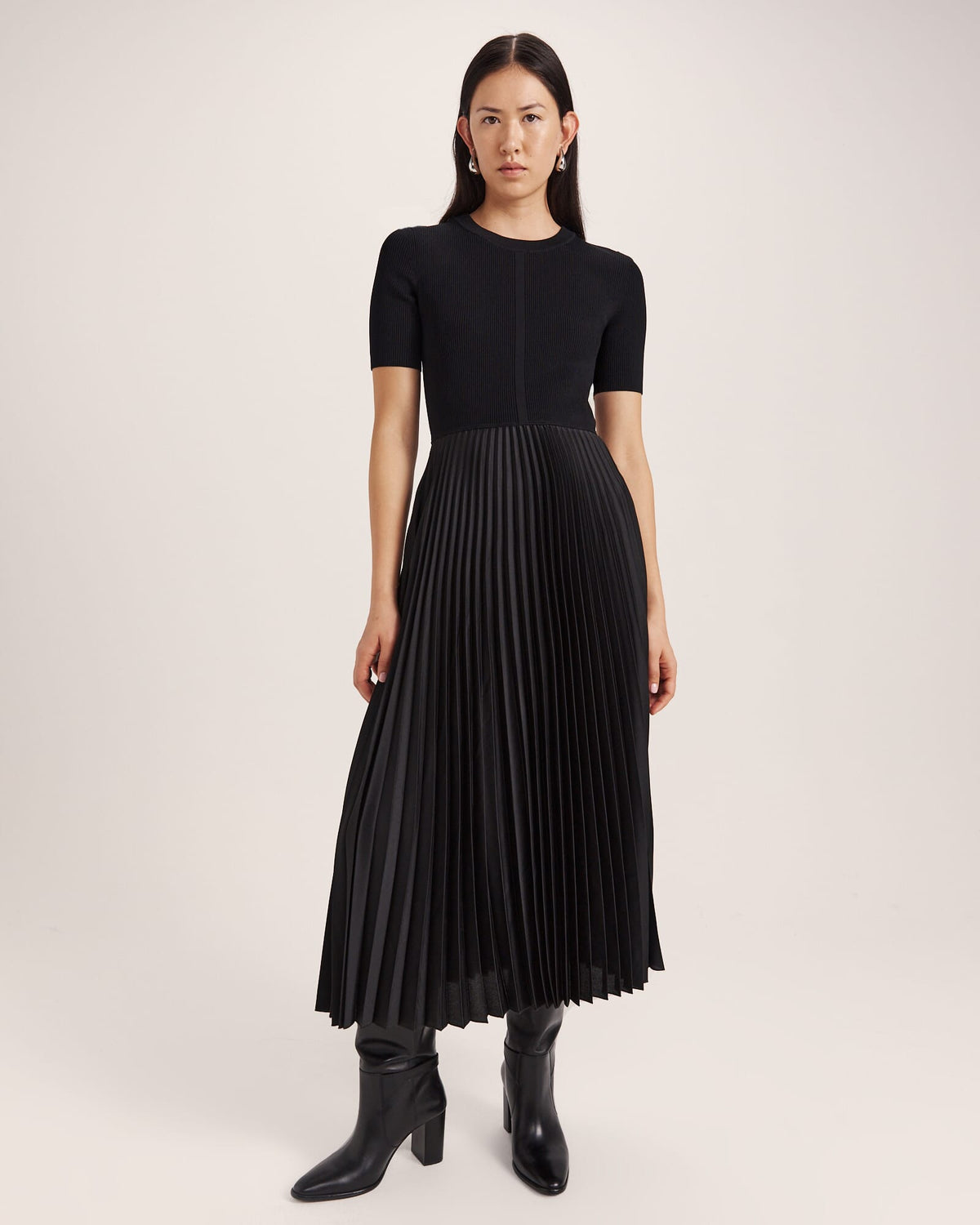 Vicky Mixed Media Dress