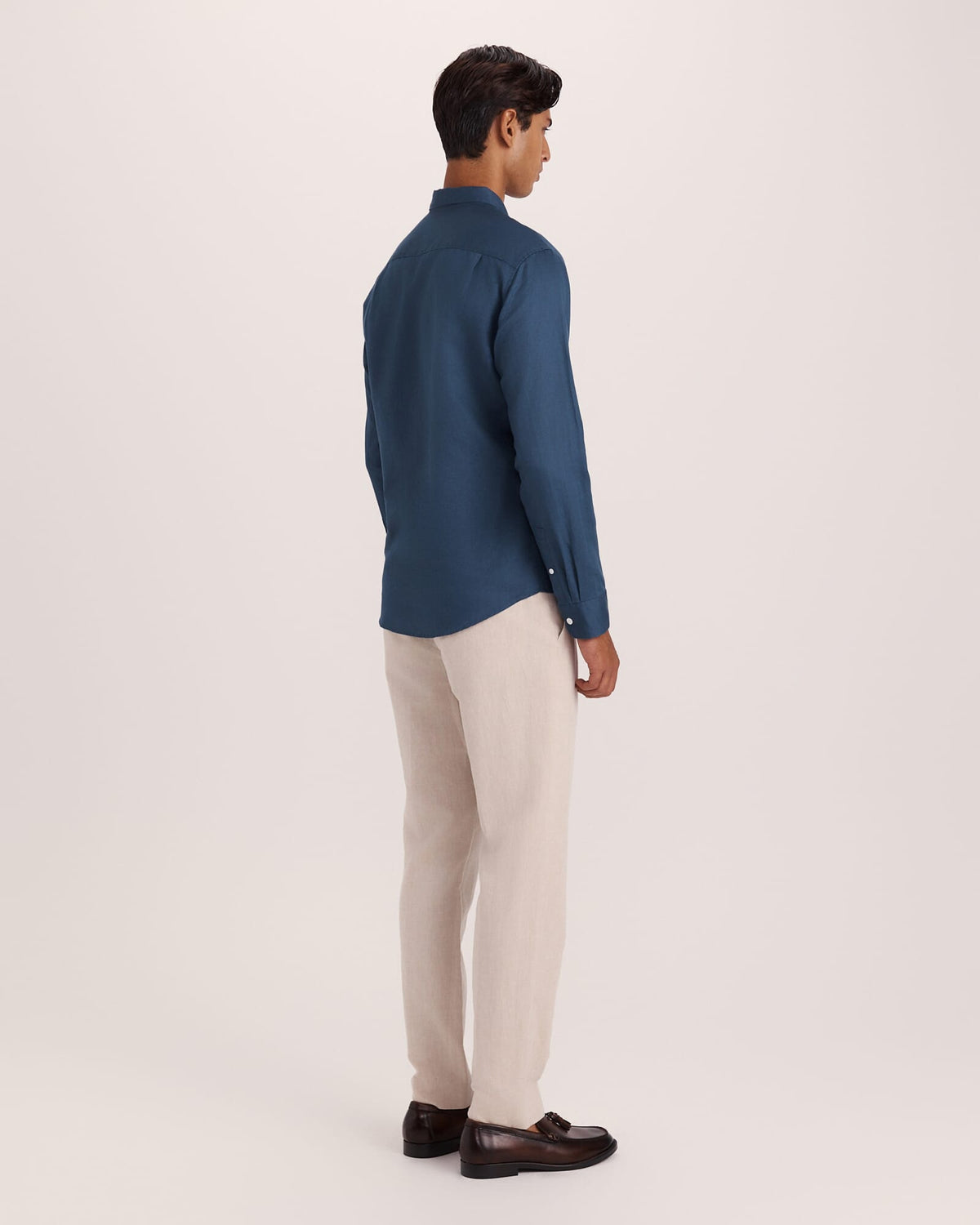 Reeves Long Sleeve Classic Linen Cotton Shirt