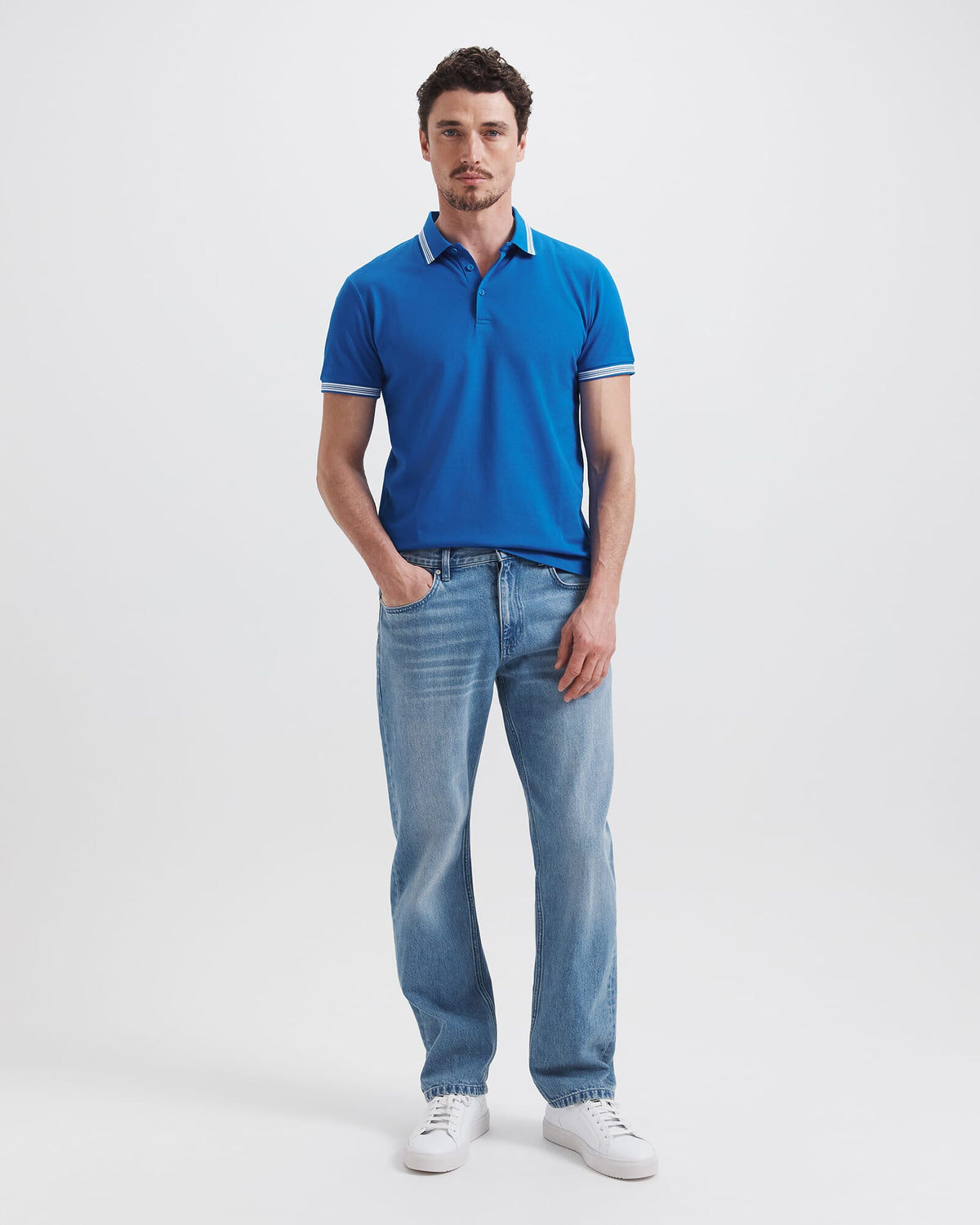 Andy Tipped Cotton Polo