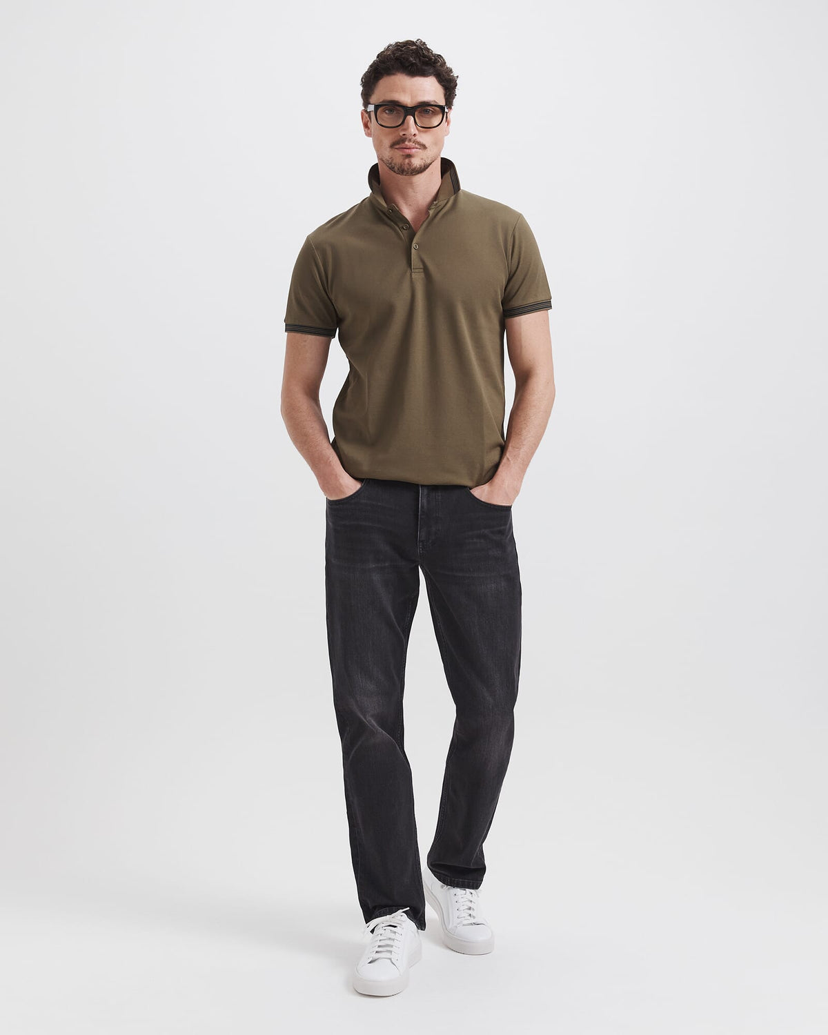 Andy Tipped Cotton Polo
