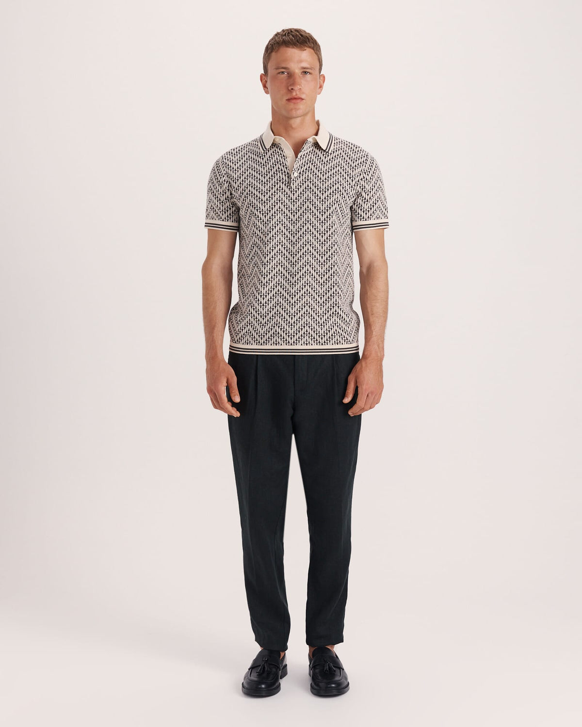 Monte Linear Knit Polo
