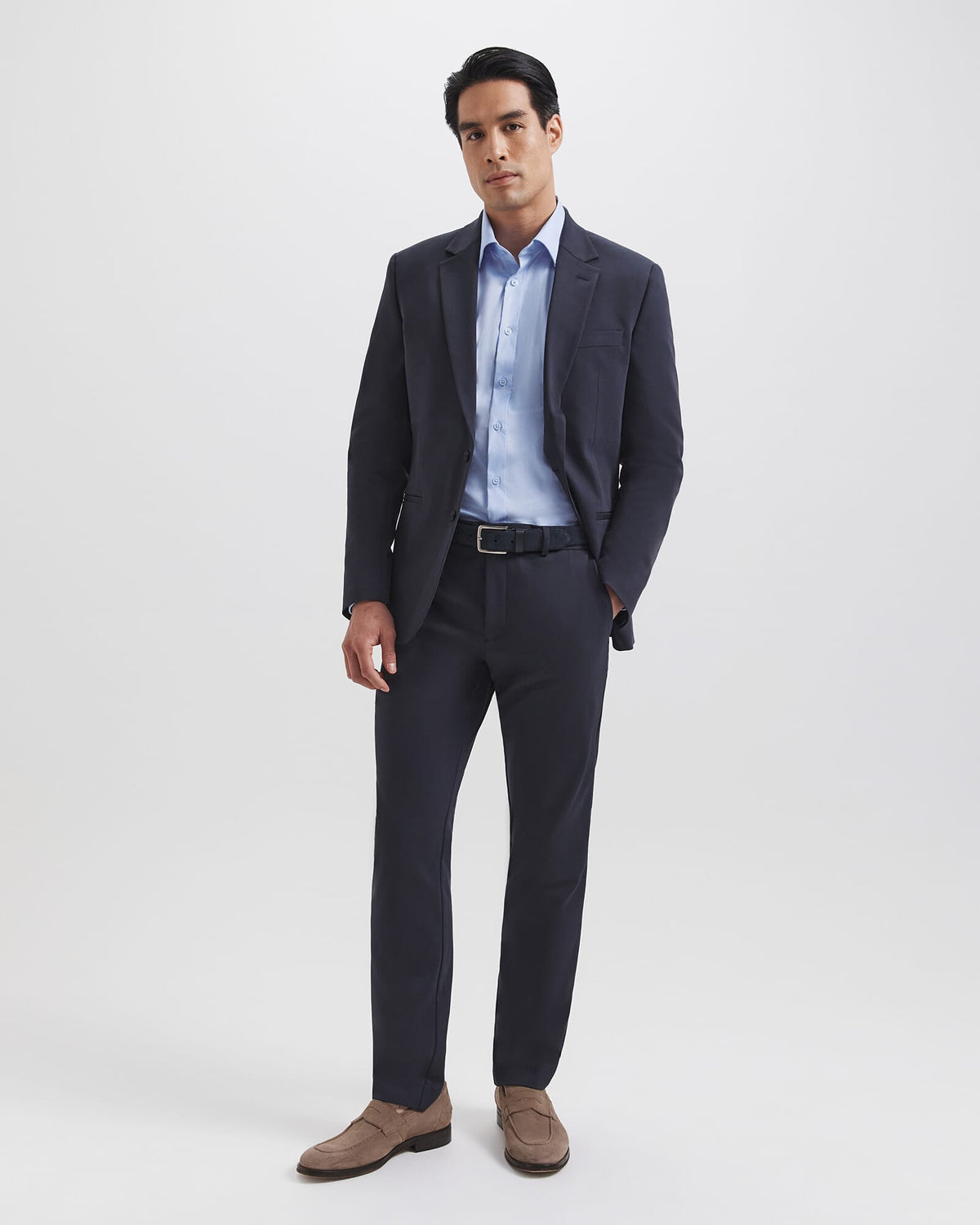 Stretch Poplin Slim Shirt