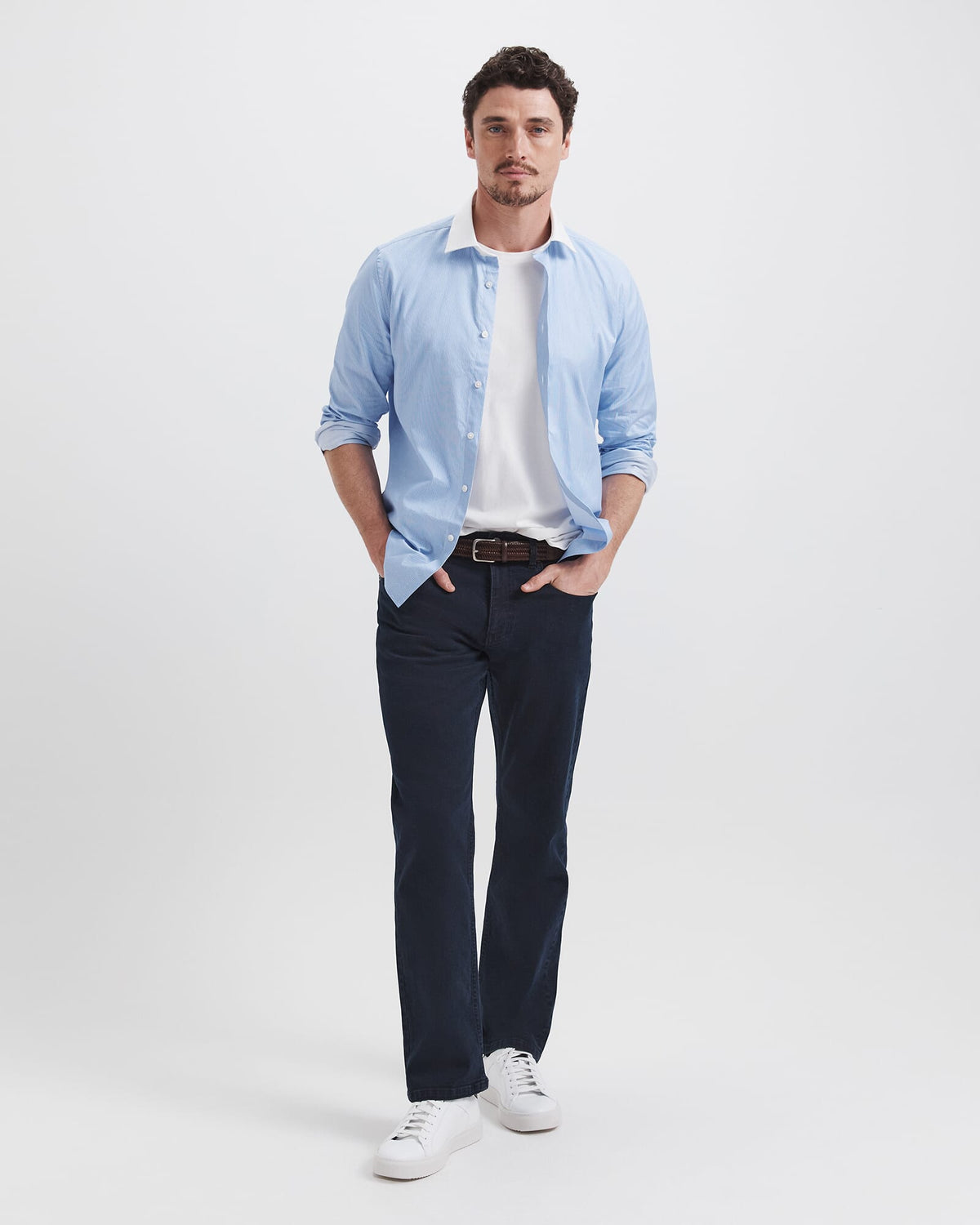 Joseph Long Sleeve Stripe Shirt