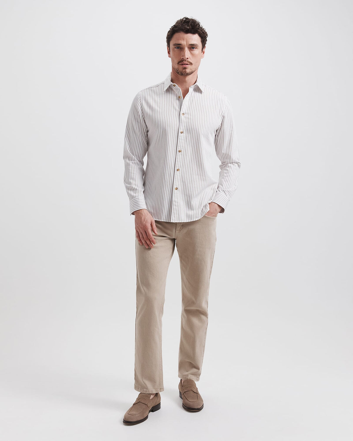 Mason Cotton Stripe Shirt