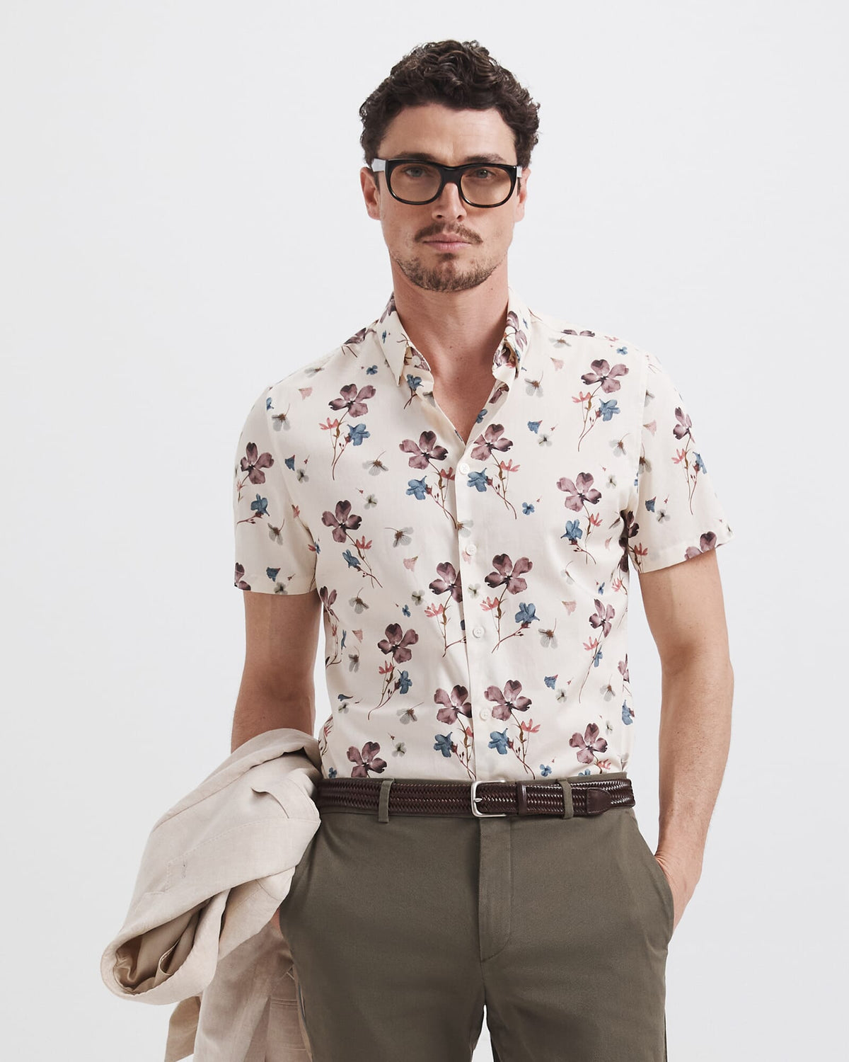 Jean-Luc Short Sleeve Print Shirt