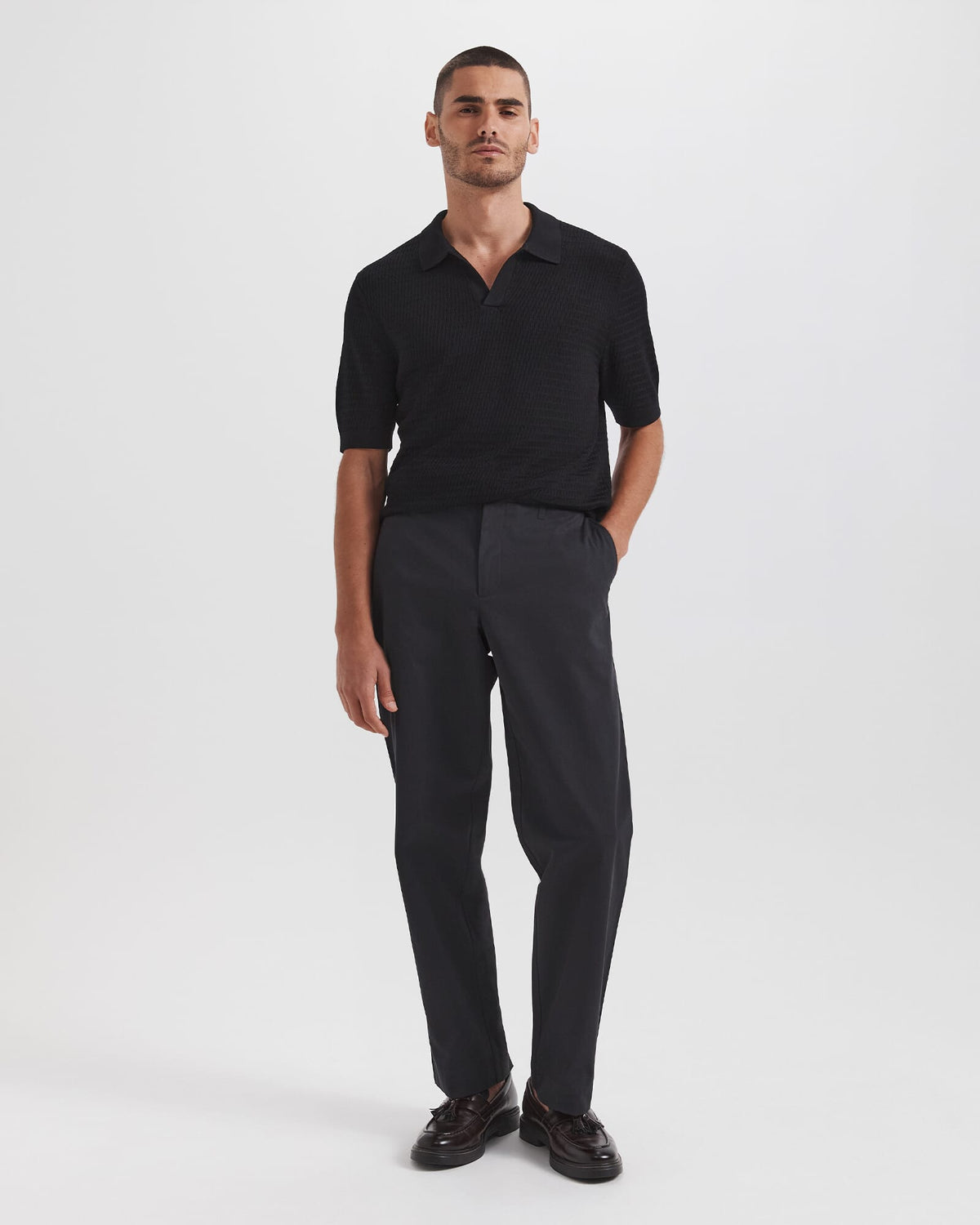 Michael Wide Leg Cotton Pant