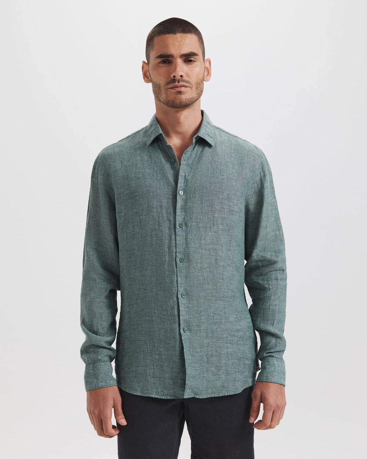 Anderson Long Sleeve Classic Linen Shirt