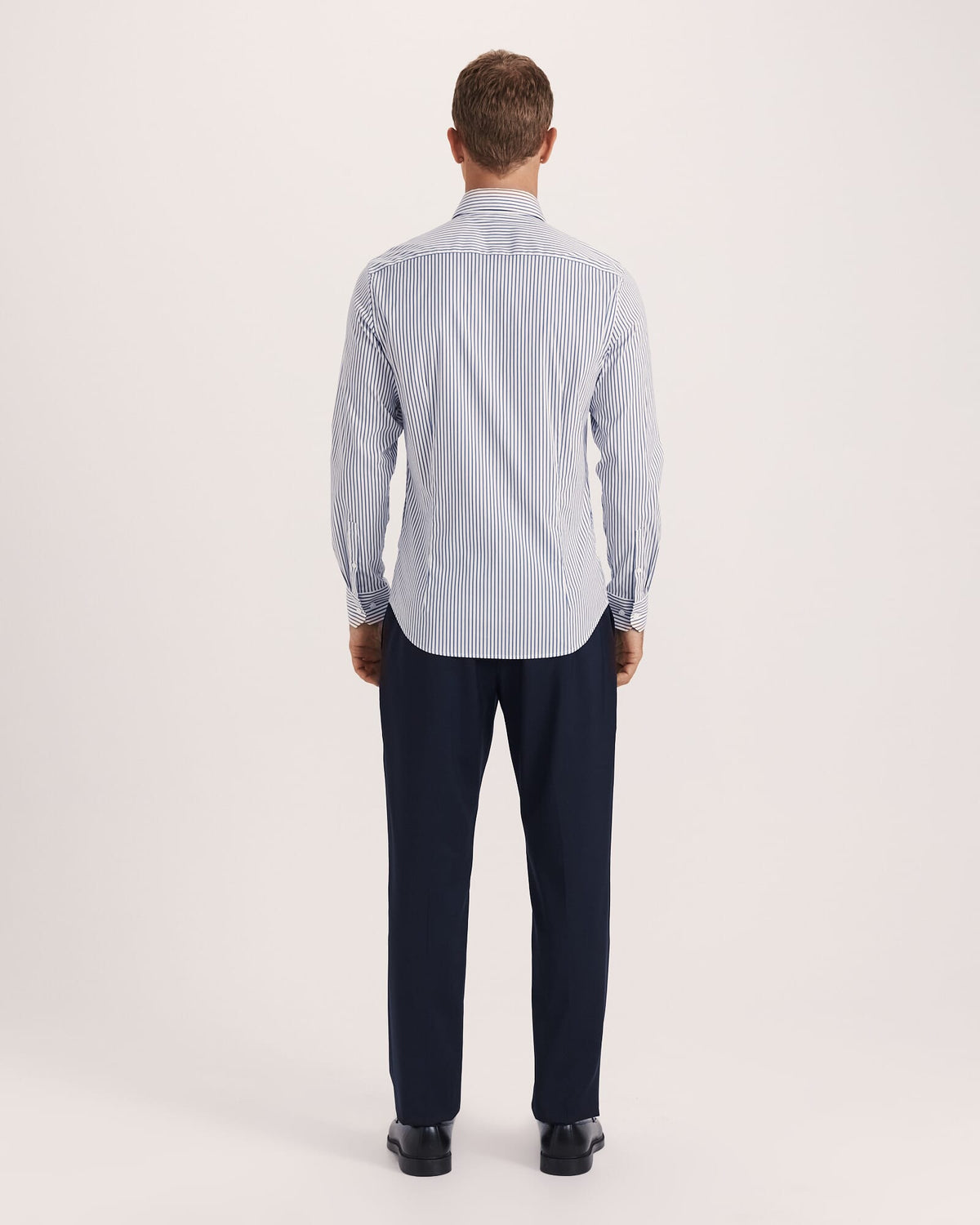 Calvin Long Sleeve Slim Stripe Shirt