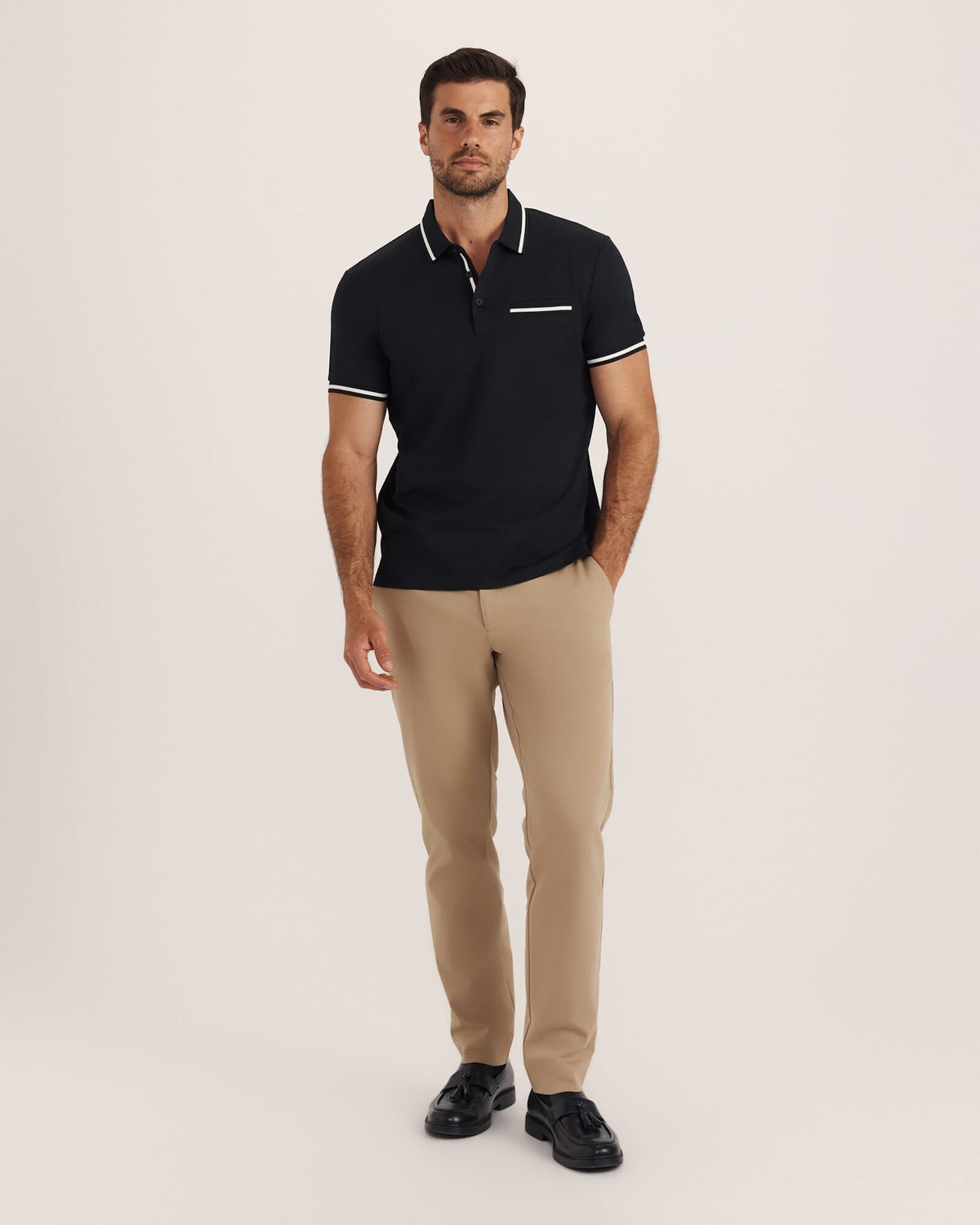 Ted Textured Cotton Polo