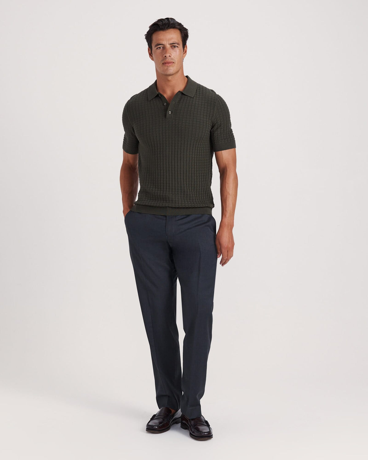 Alfie Knit Polo