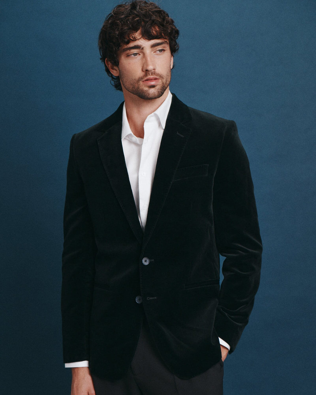 Roman Velvet Blazer