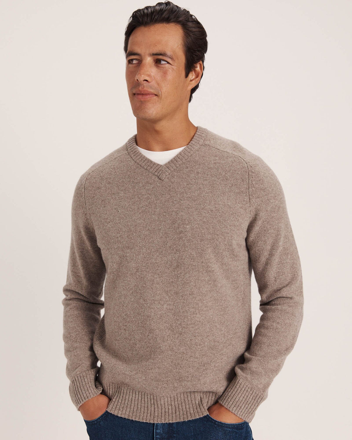 Solo Wool V Neck Knit