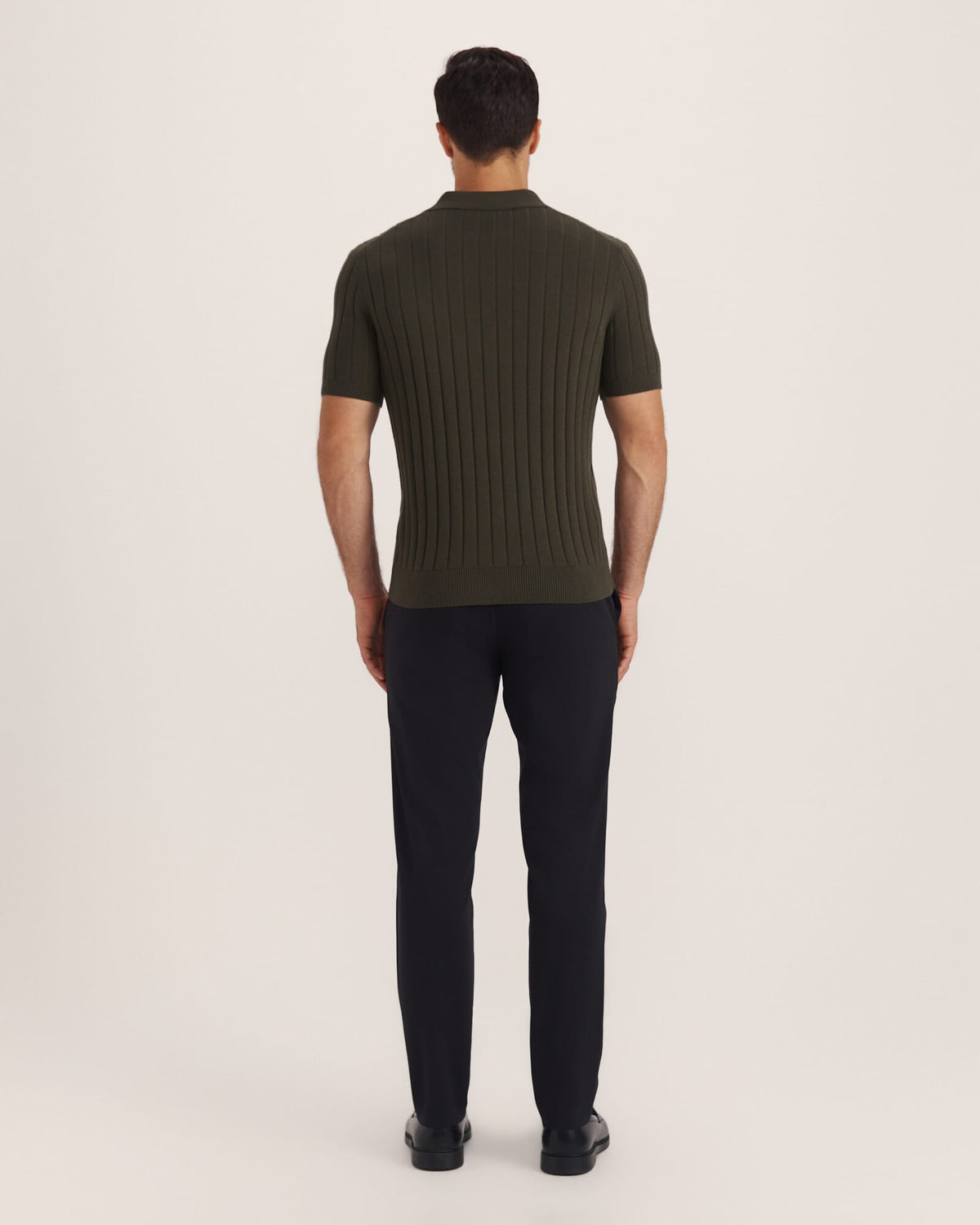 Erol Cotton Rib Knit Polo