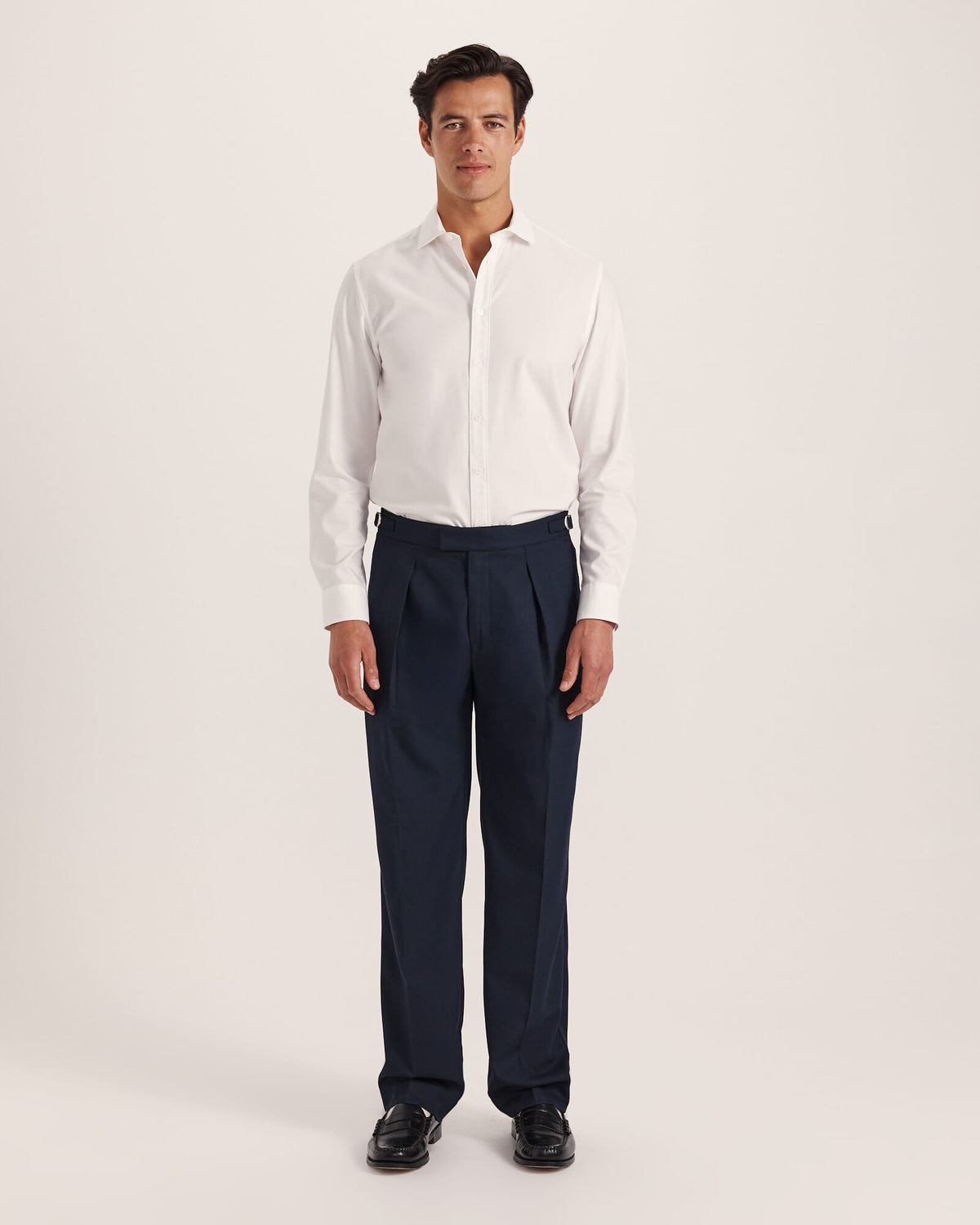 Henry Wide Pleat Pant