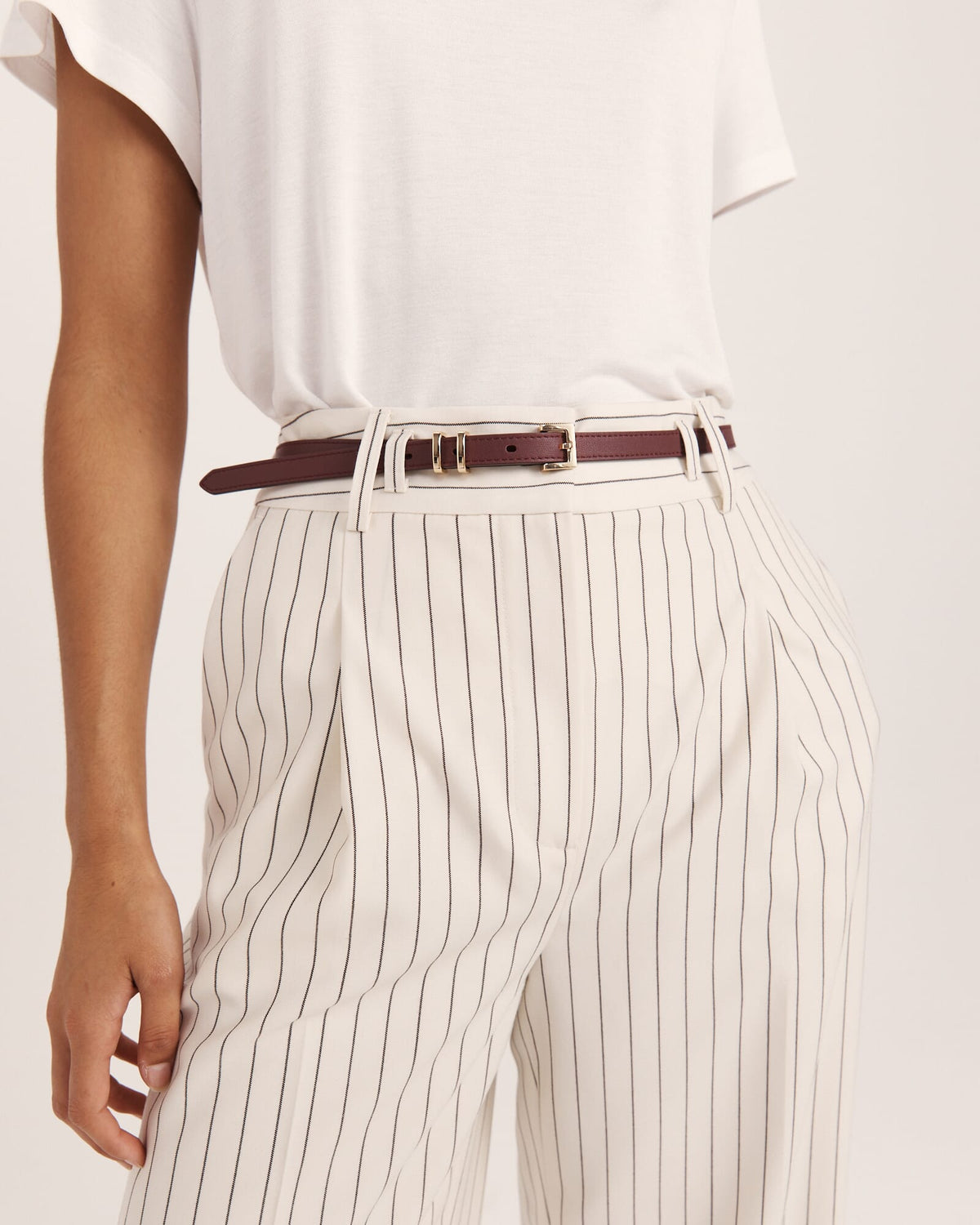 Mila Thin Leather Belt
