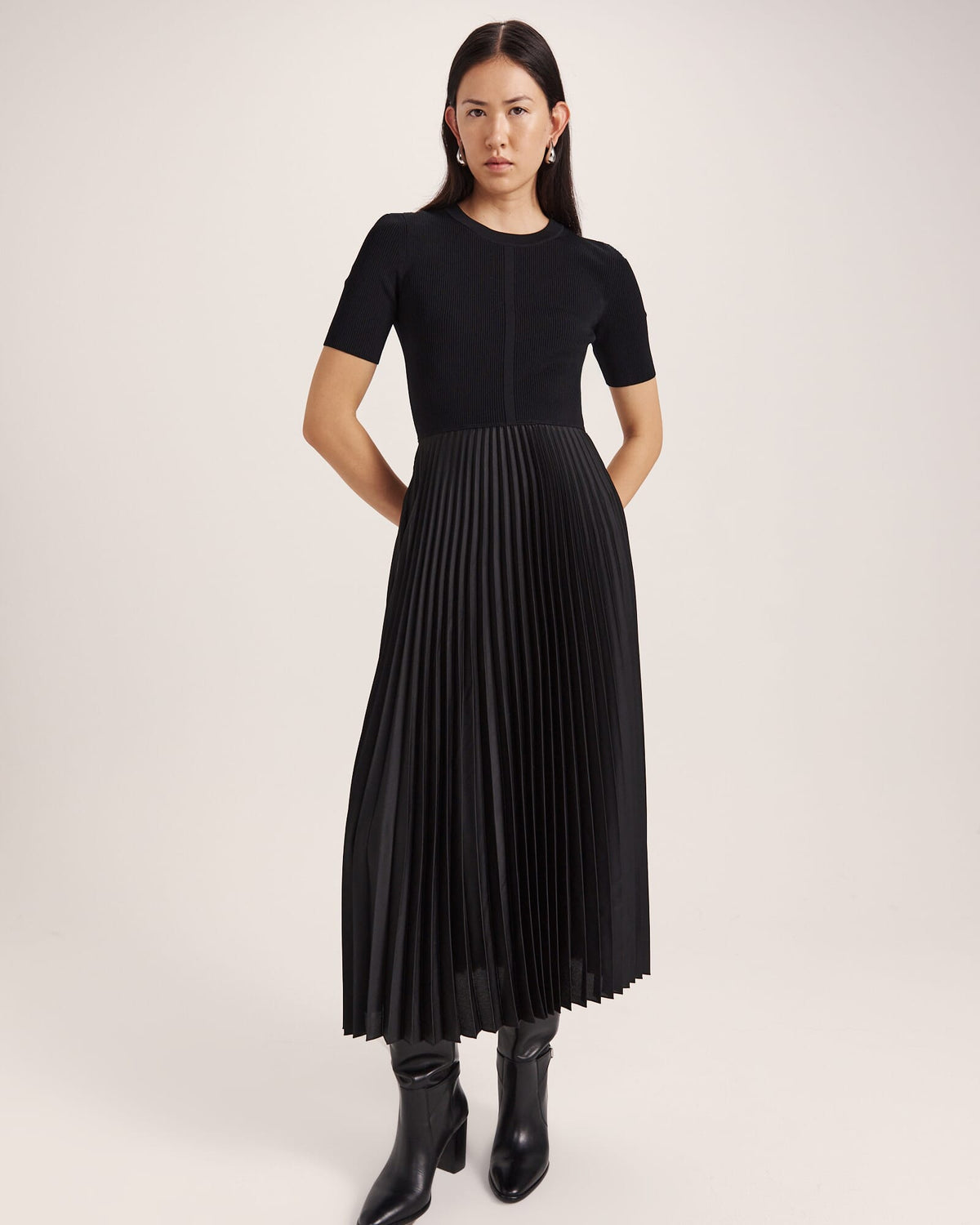 Vicky Mixed Media Dress