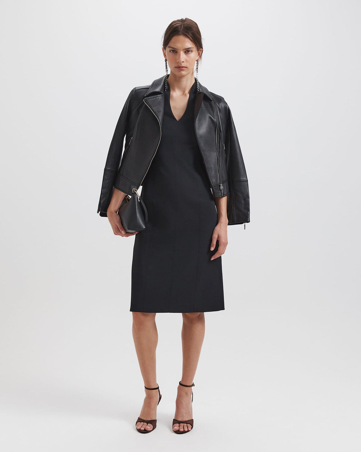 Selina Leather Biker Jacket