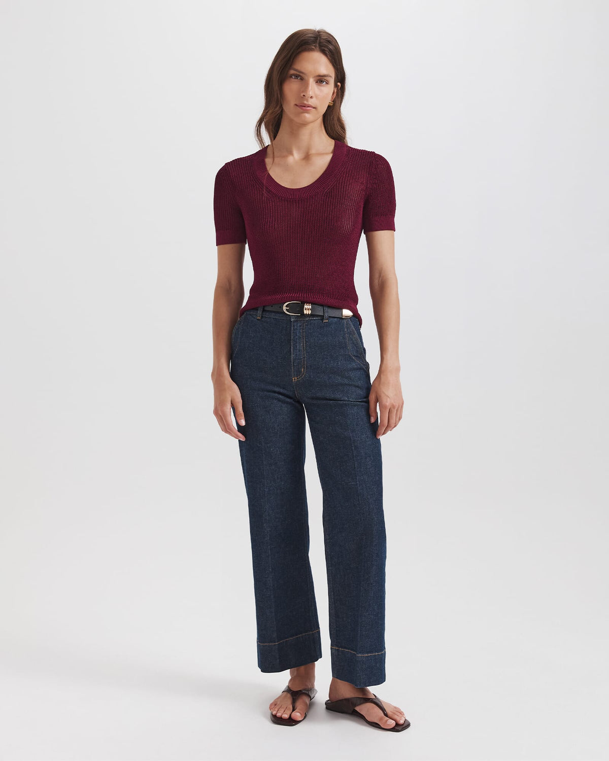 Zala Scoop Neck Tee