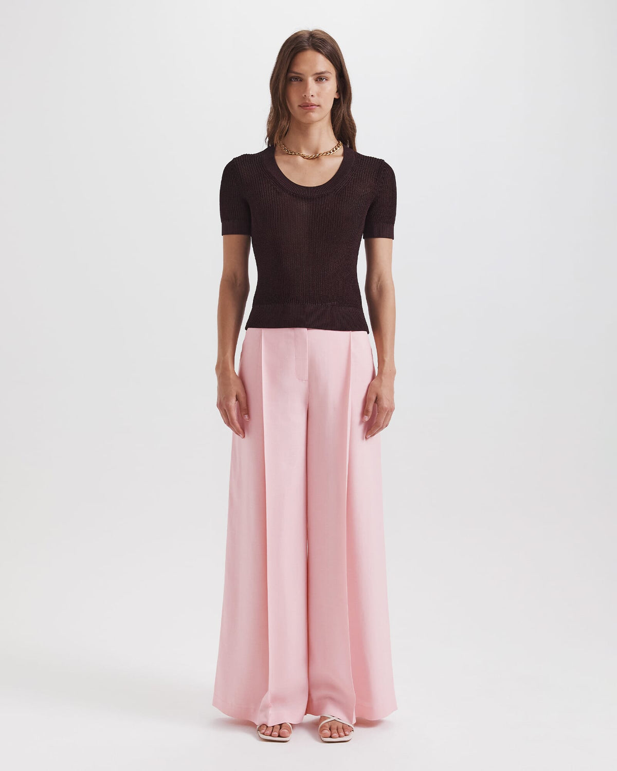 Zala Scoop Neck Tee