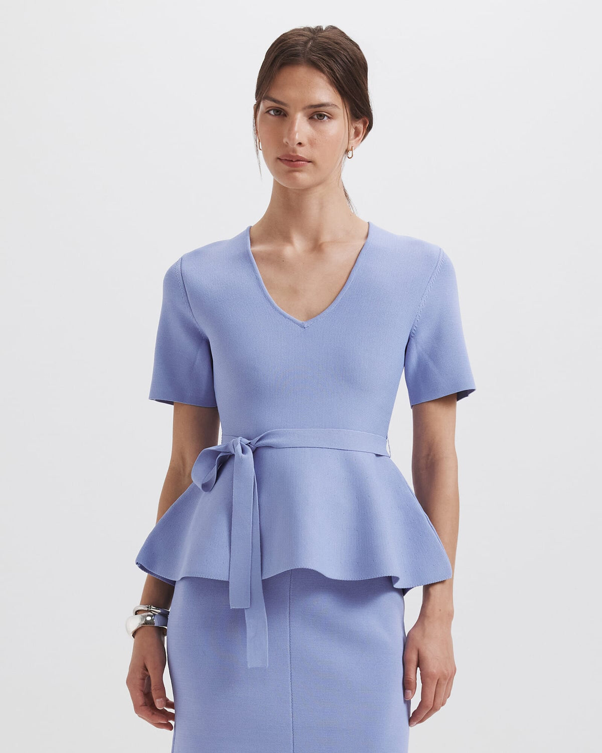 Mia Milano Peplum Top