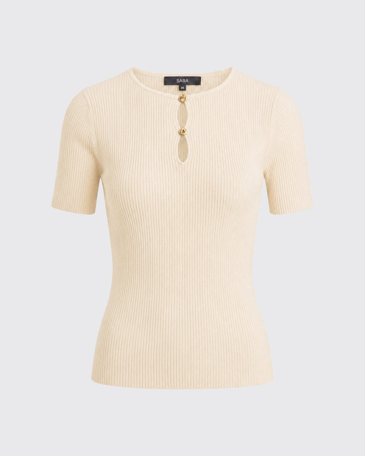 Vicky Keyhole Rib Knit