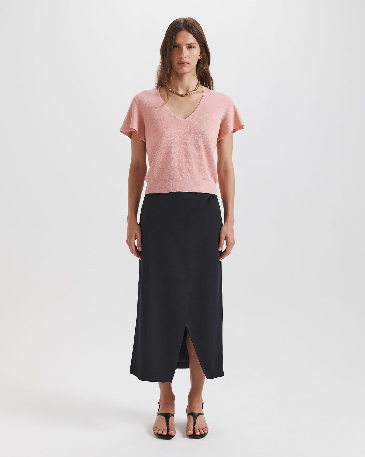 Mariya Sparkling Knit Top