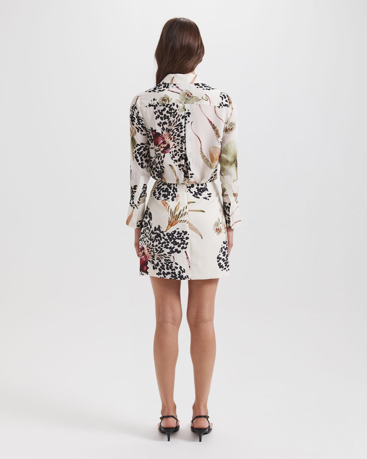 Fiora Rouched Mini Skirt