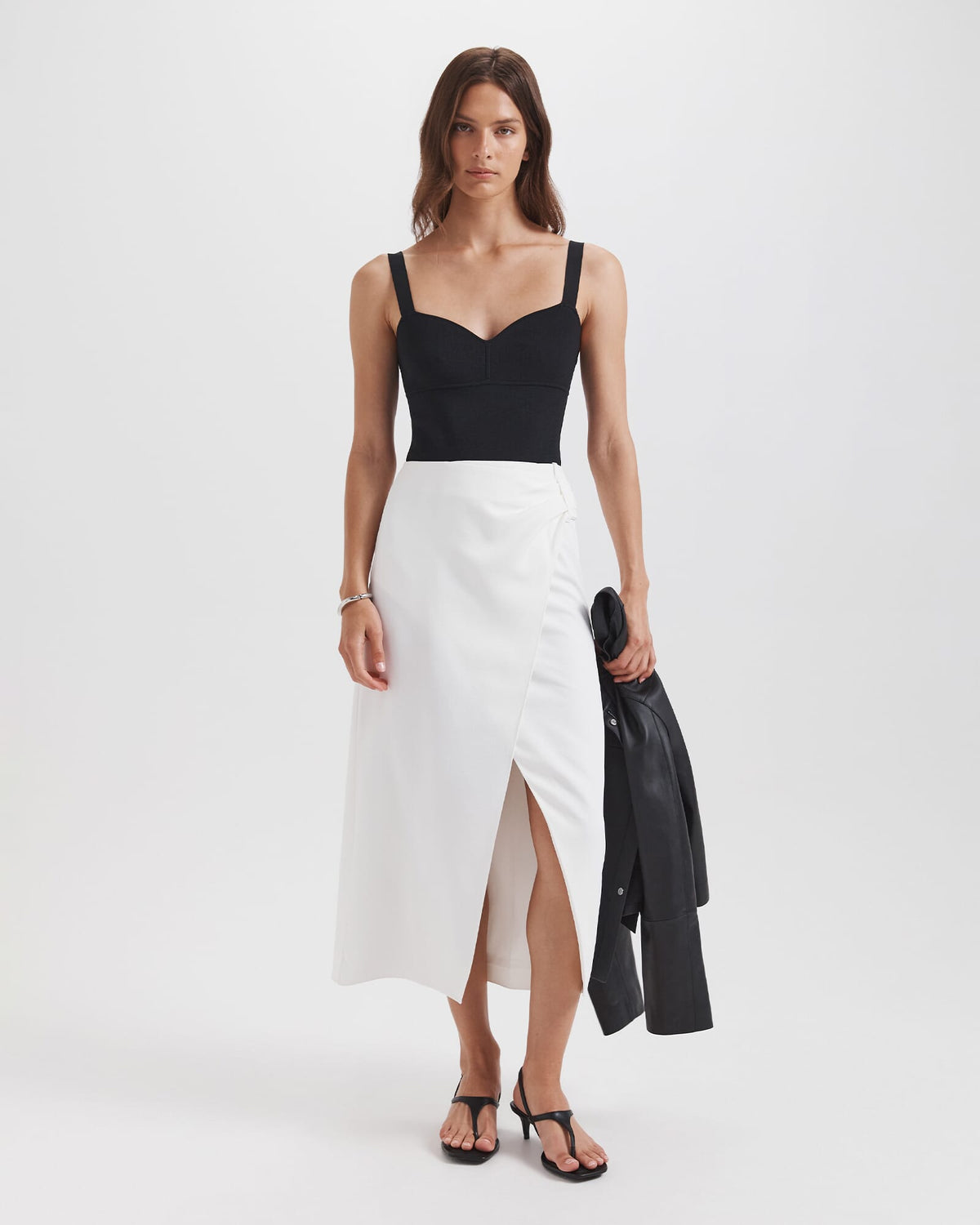 Dharma Drape Midi Skirt