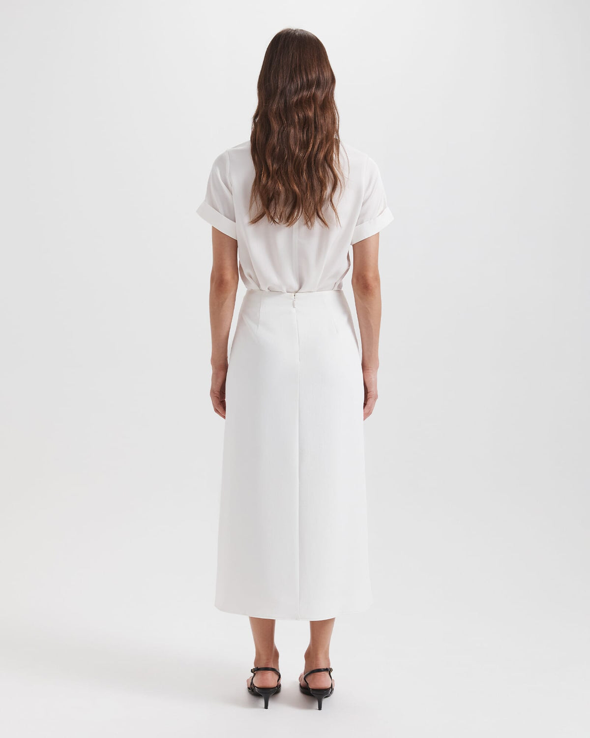 Dharma Drape Midi Skirt
