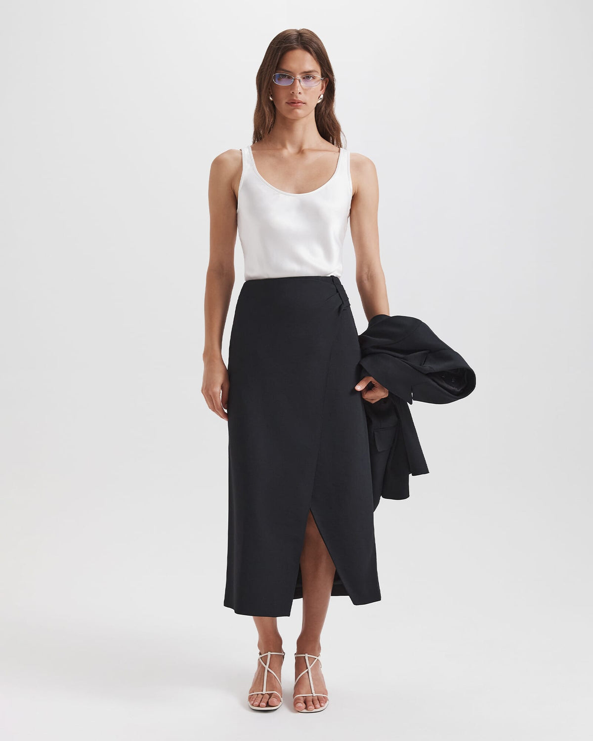 Dharma Drape Midi Skirt