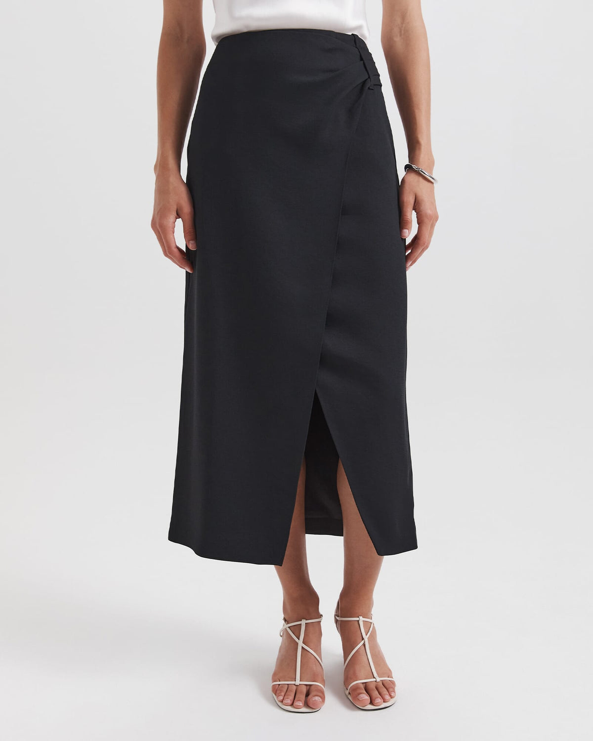 Dharma Drape Midi Skirt