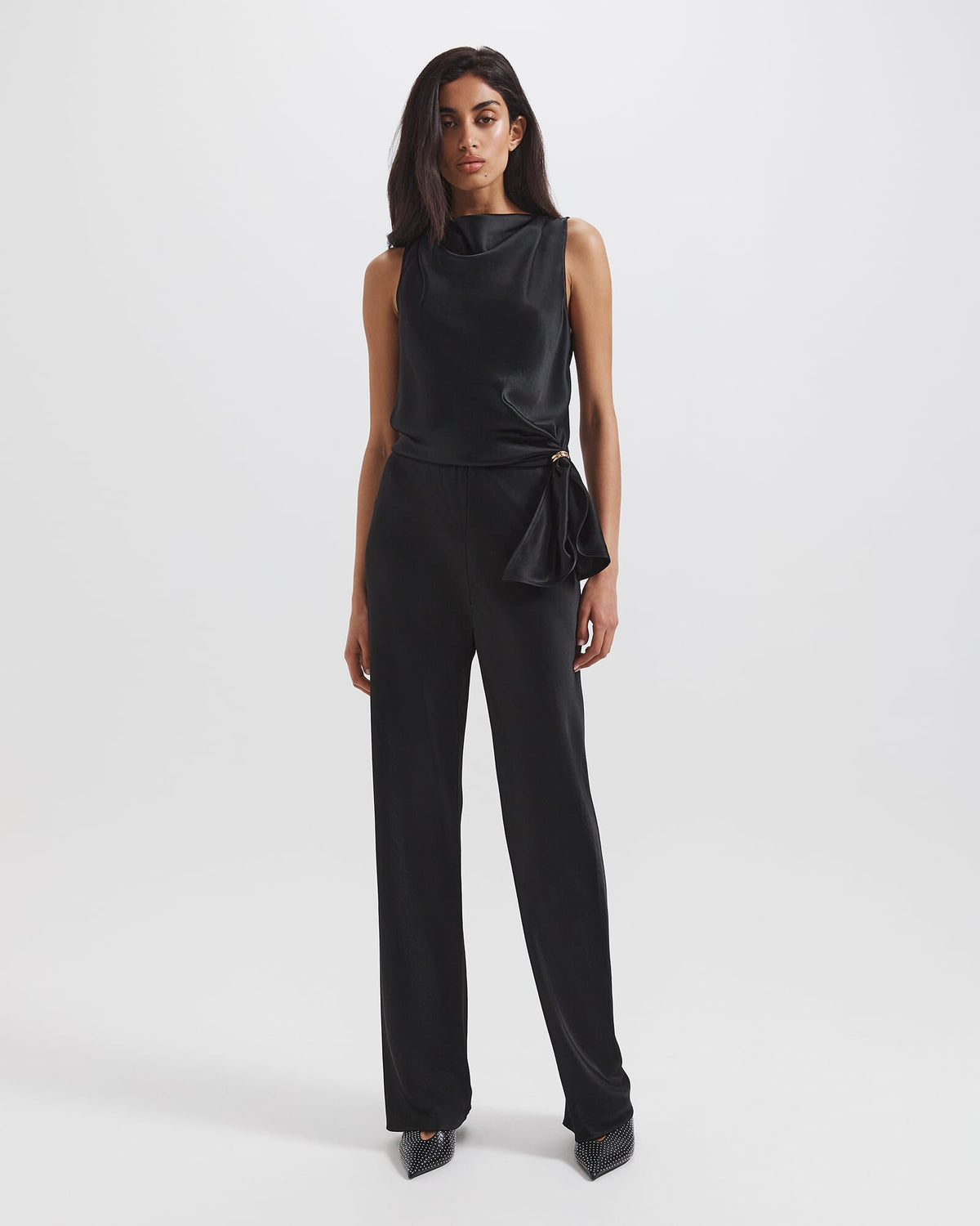Sallee Asymmetric Tunic Top