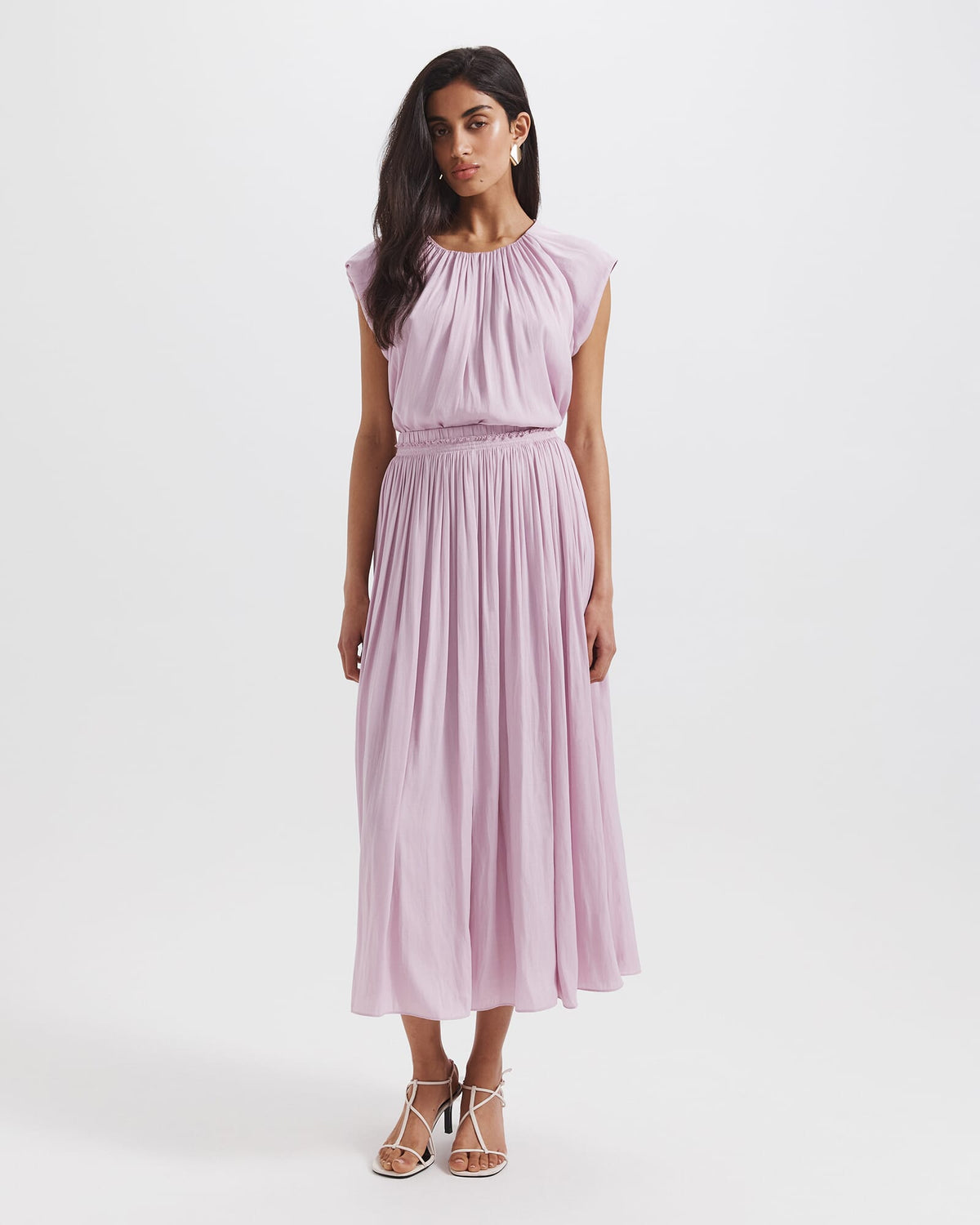 Lillian Pleat Front Blouse