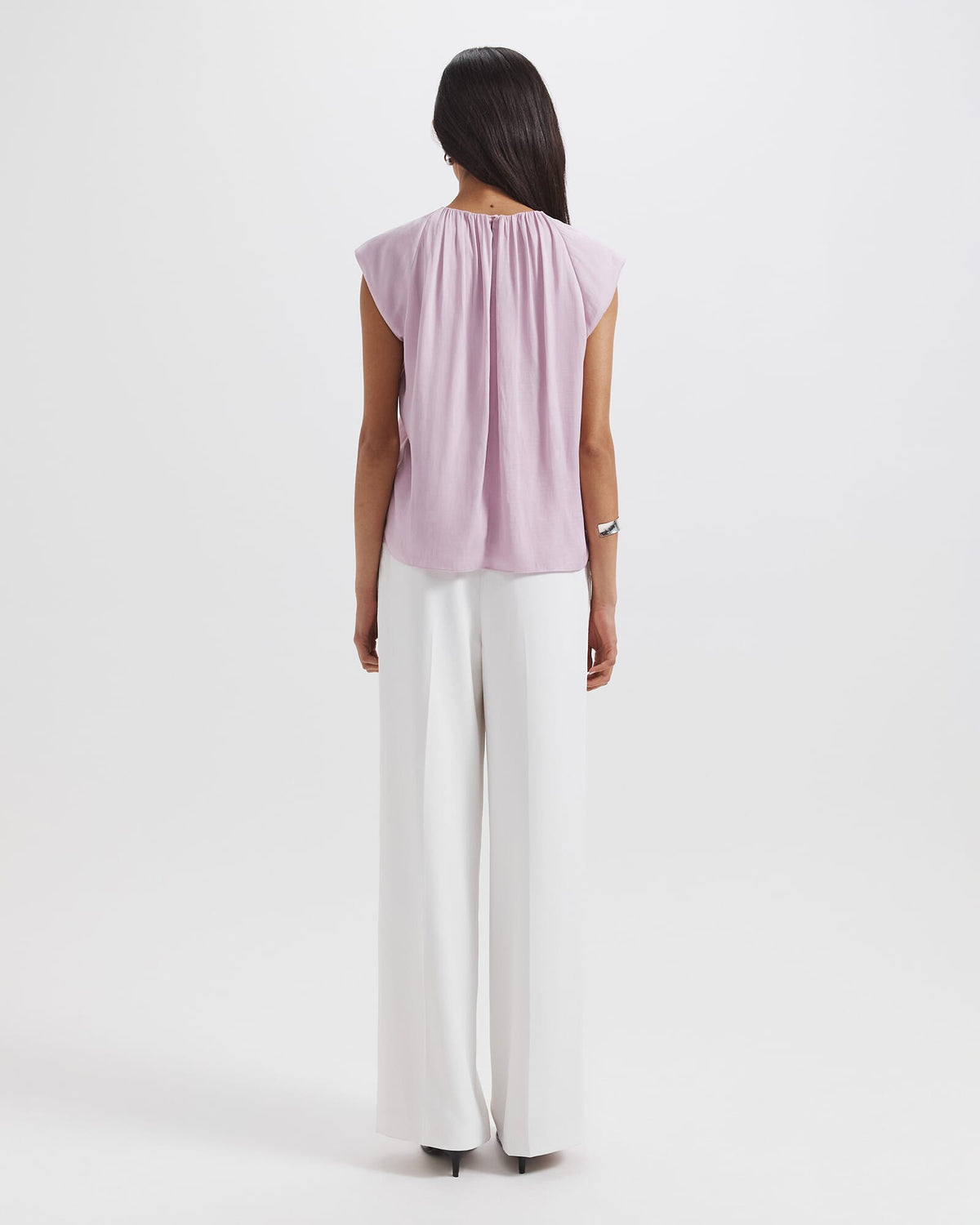 Lillian Pleat Front Blouse