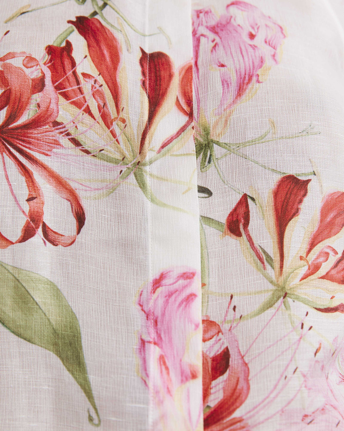 Mariposa Silk Linen Short Sleeve Blouse