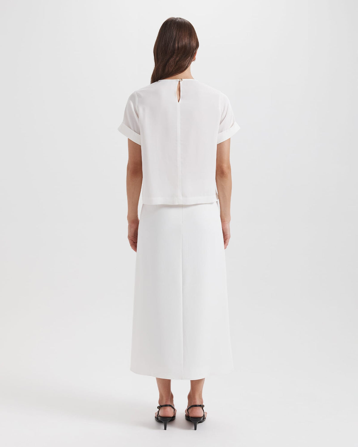Sadie Silk Short Sleeve Tee
