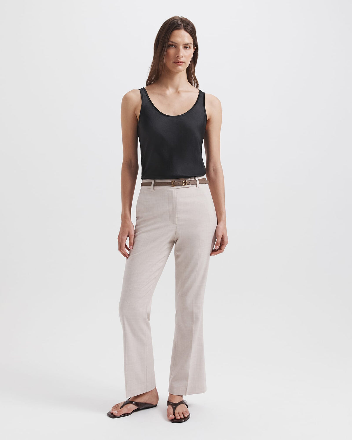 Celeste Wool Cropped Pant