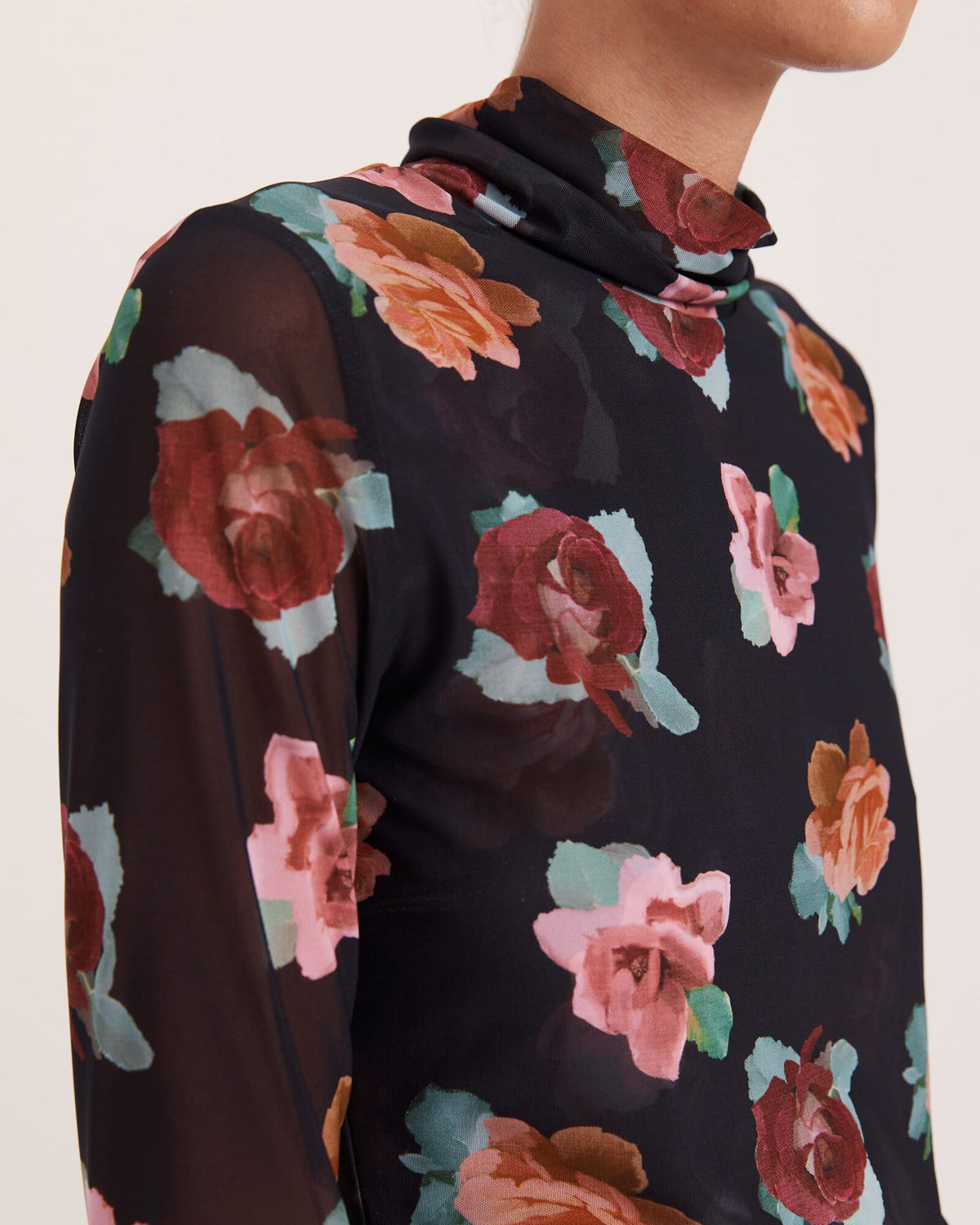 Bettina Long Sleeve Mesh Top