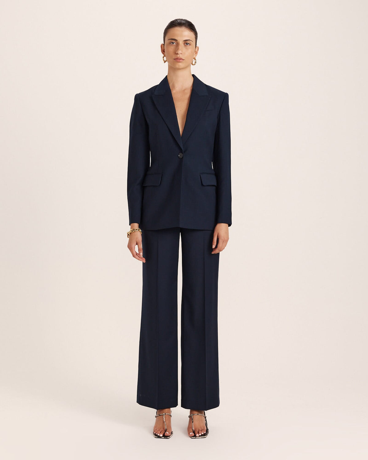 Celeste Wool Classic Blazer