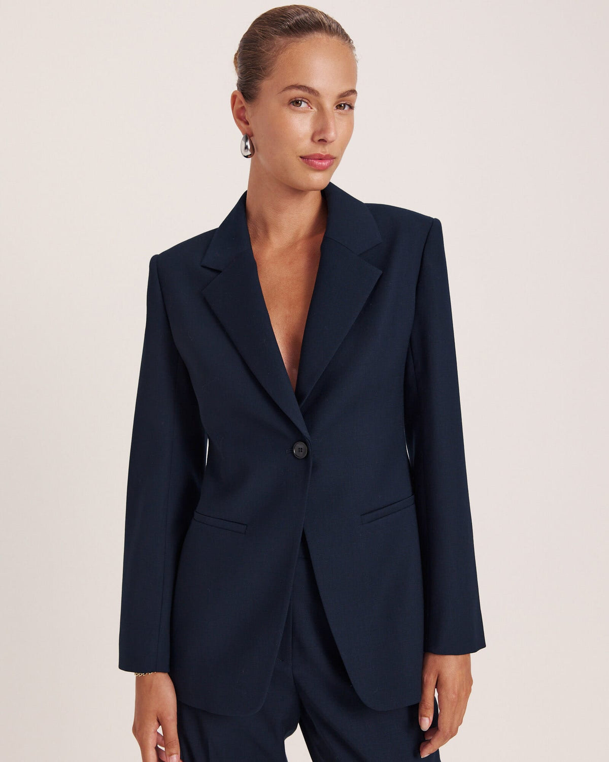 Celeste Wool Contoured Blazer