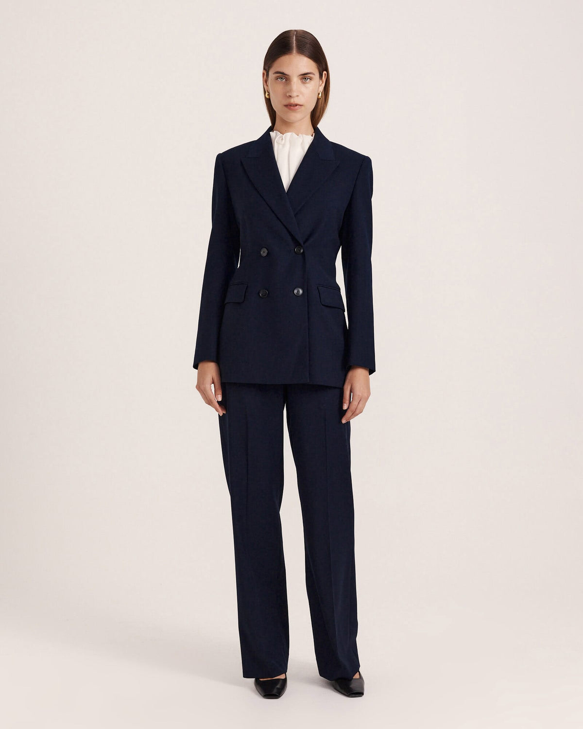 Celeste Wool Double Breasted Blazer