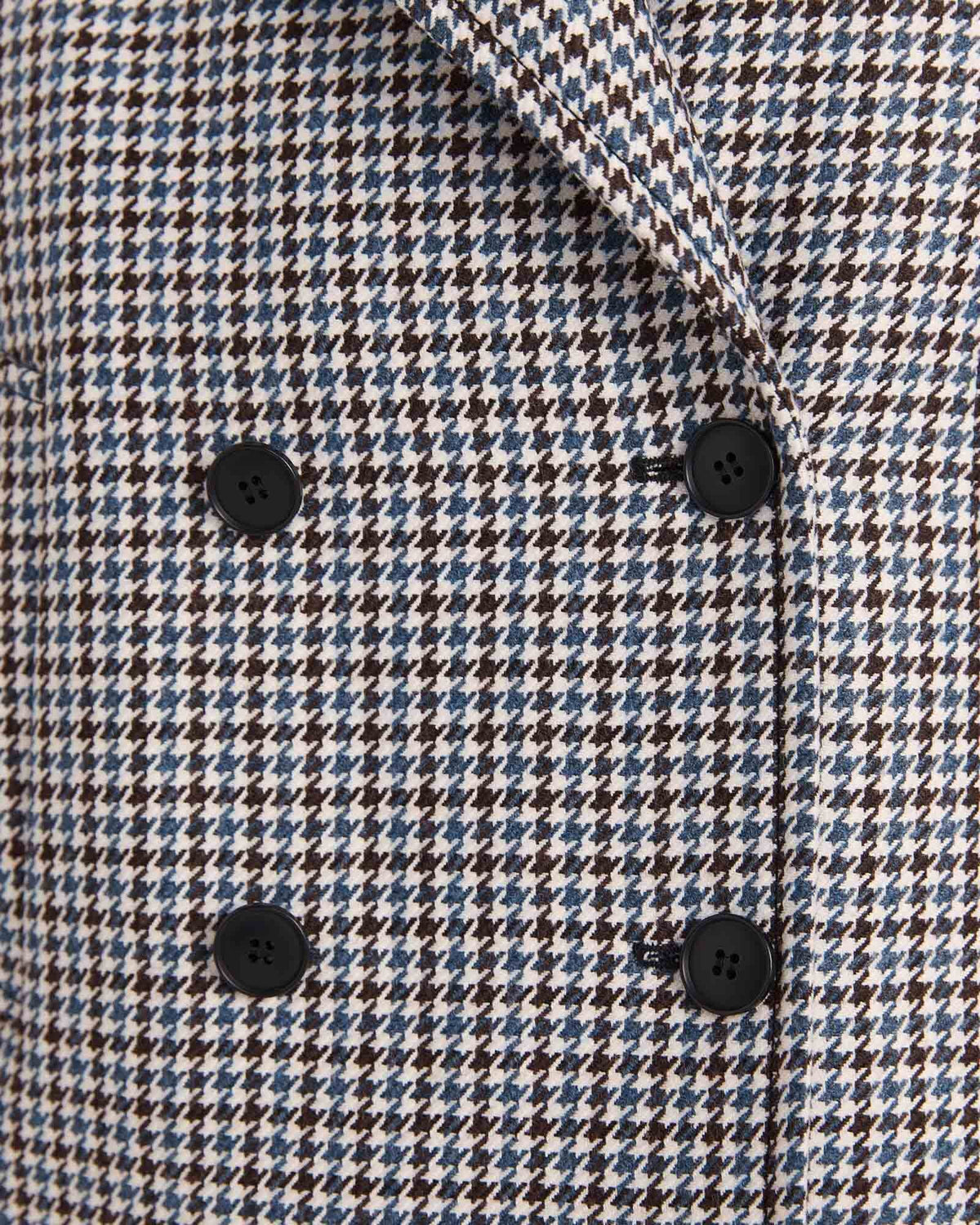 Prudence Wool Check Peacoat