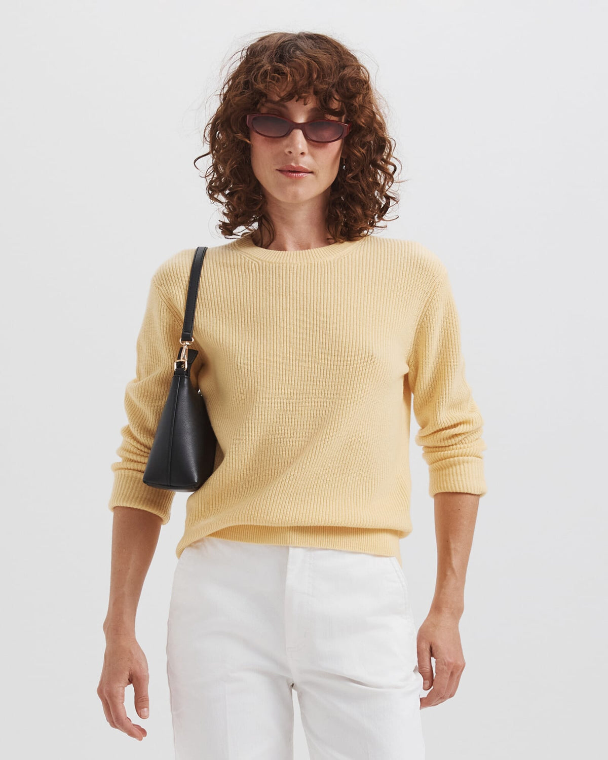 Nora Wool Cashmere Crew Knit