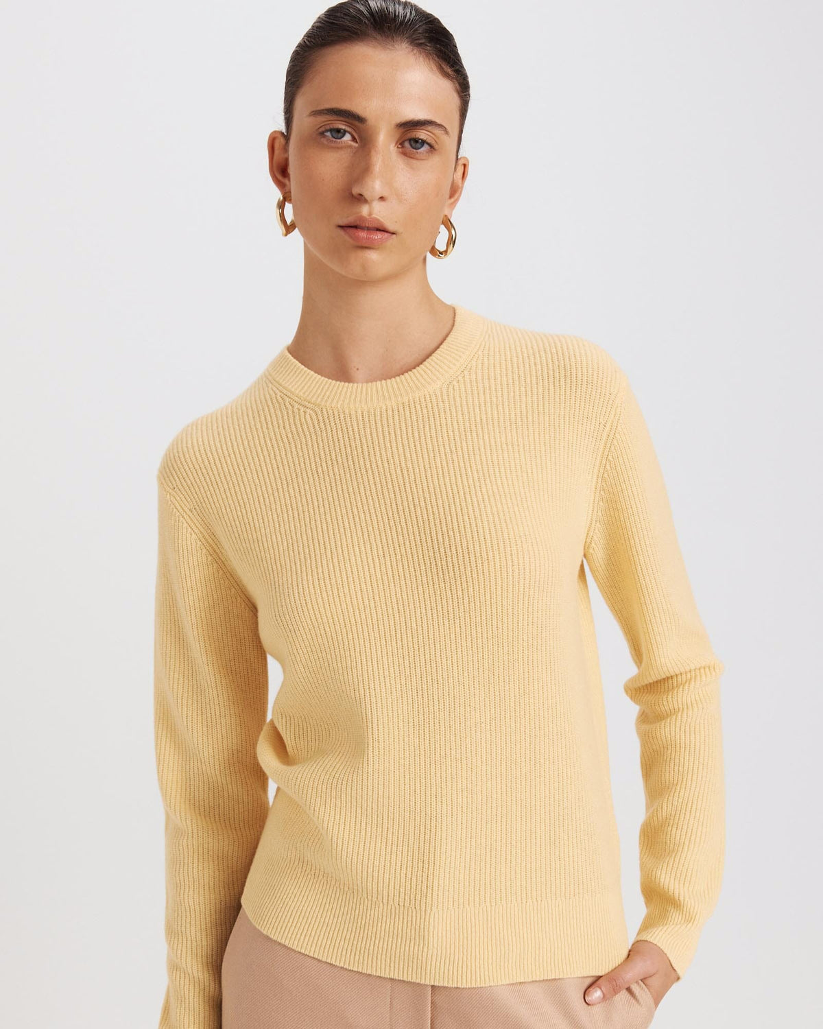 Nora Wool Cashmere Crew Knit