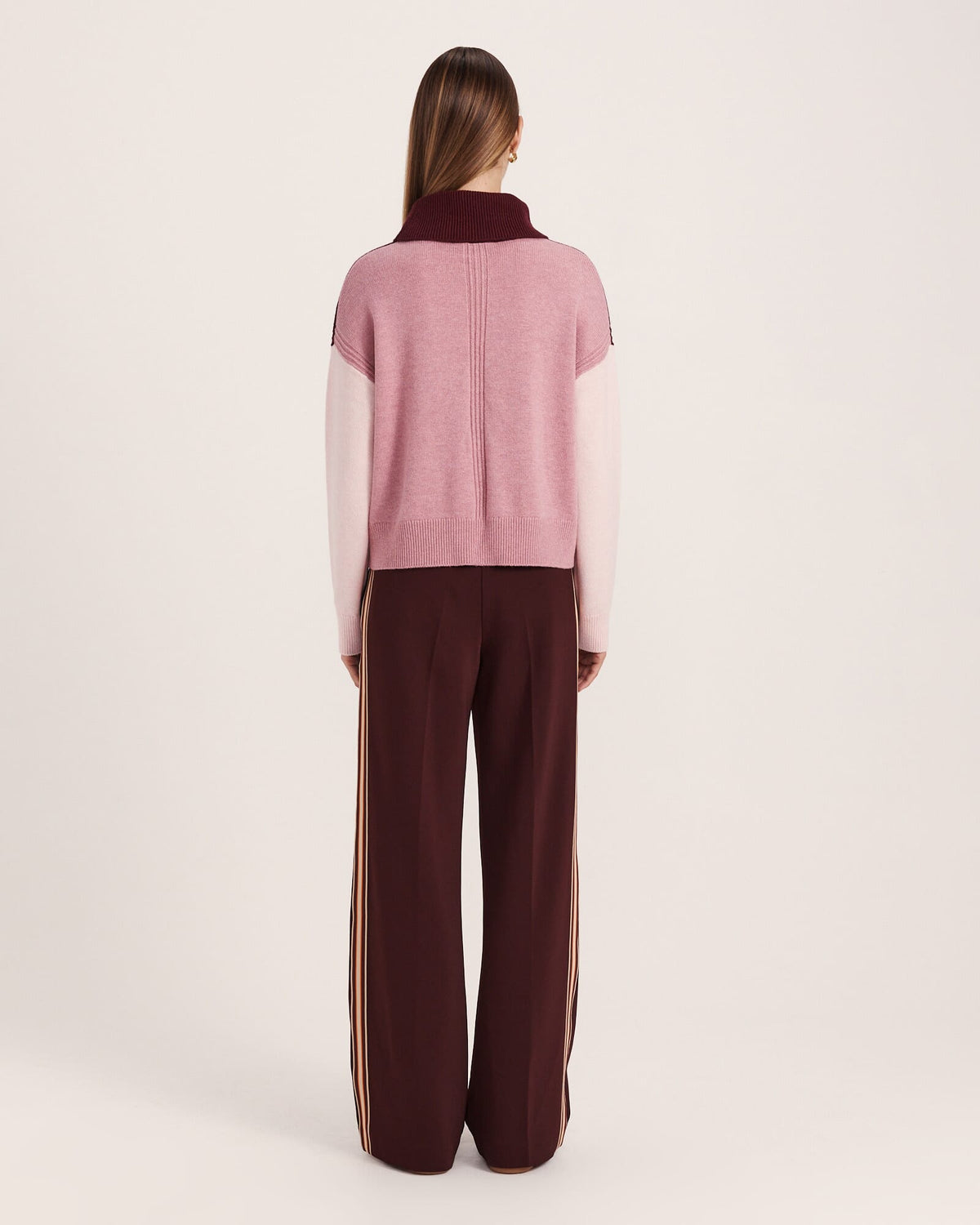 Claudia Wool Colour Block Knit