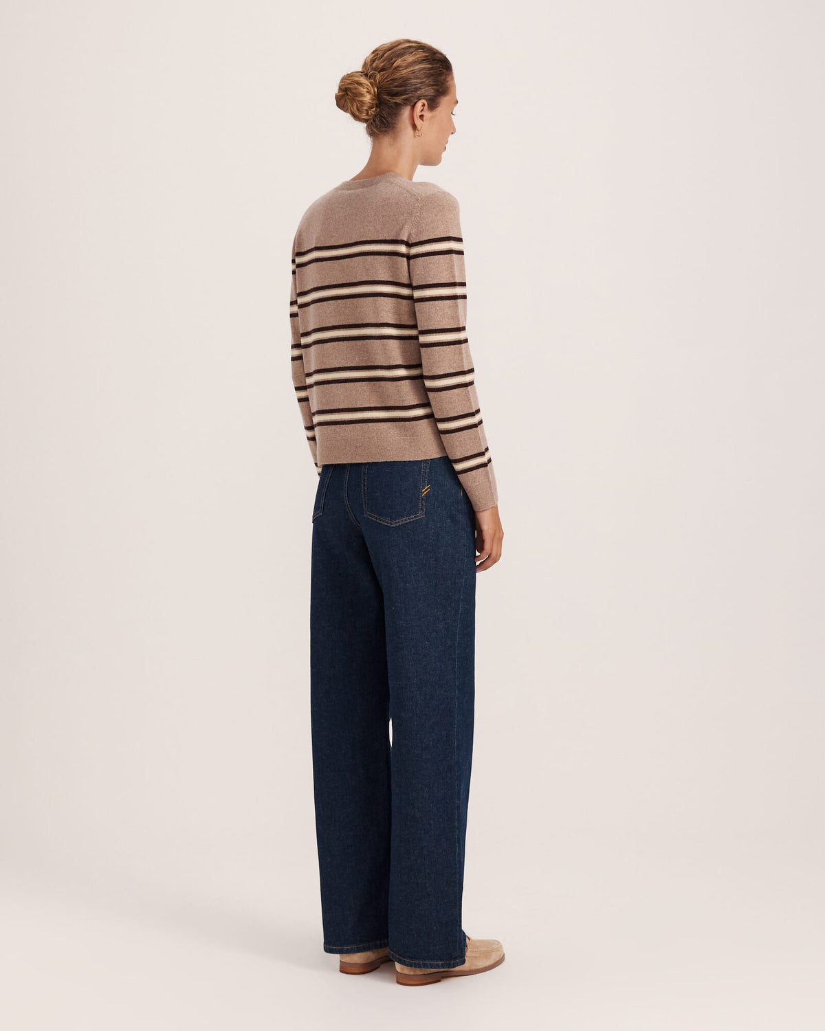 Nora Wool Cashmere Stripe Knit