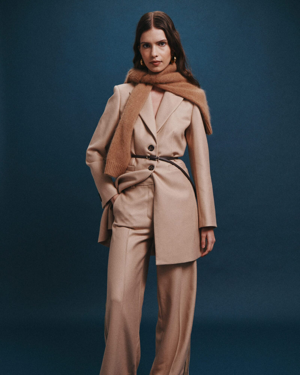 Prudence Wool Wide Leg Pant