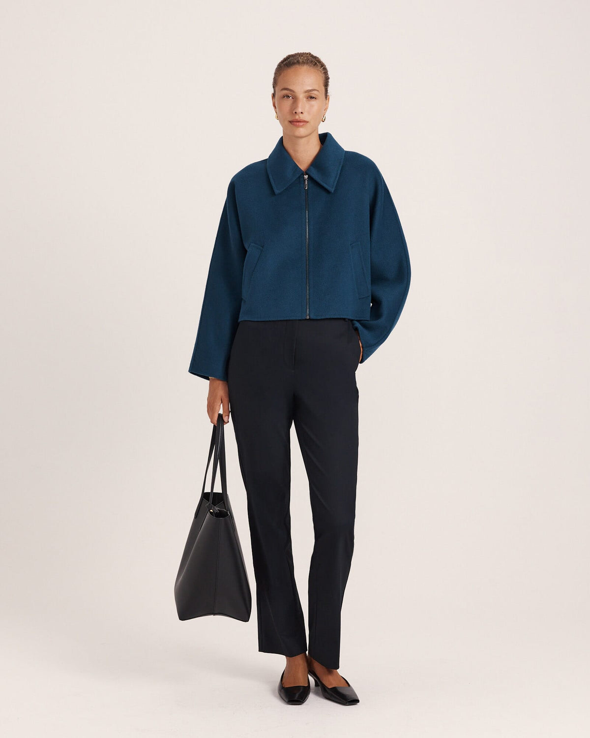 Tia Pintuck Slim Leg Pant