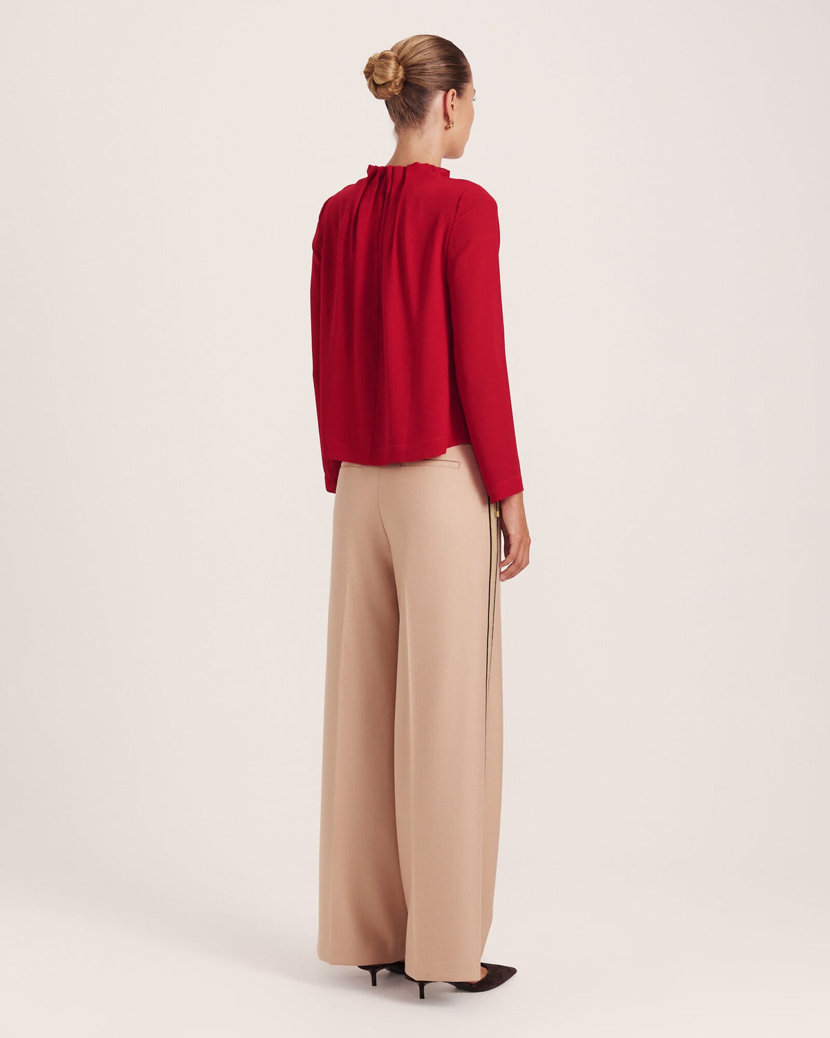 Willa High Neck Long Sleeve Top