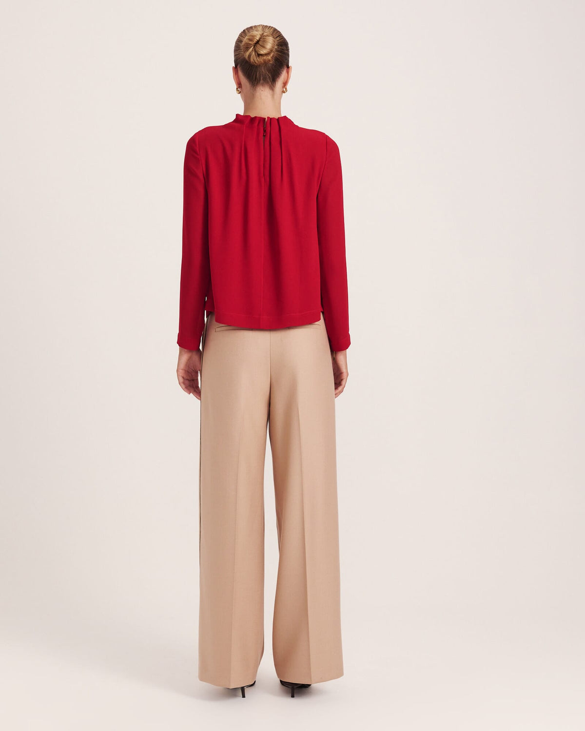 Willa High Neck Long Sleeve Top